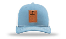 Load image into Gallery viewer, 3 Nails Cross Leather Patch Richardson 112 Hat
