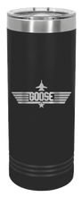 Load image into Gallery viewer, Goose Laser Engraved Skinny Tumbler (Etched)
