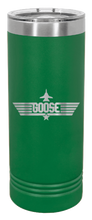 Load image into Gallery viewer, Goose Laser Engraved Skinny Tumbler (Etched)
