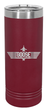 Load image into Gallery viewer, Goose Laser Engraved Skinny Tumbler (Etched)
