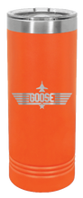 Load image into Gallery viewer, Goose Laser Engraved Skinny Tumbler (Etched)
