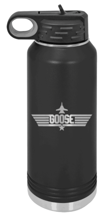 Goose Laser Engraved Water Bottle (Etched)