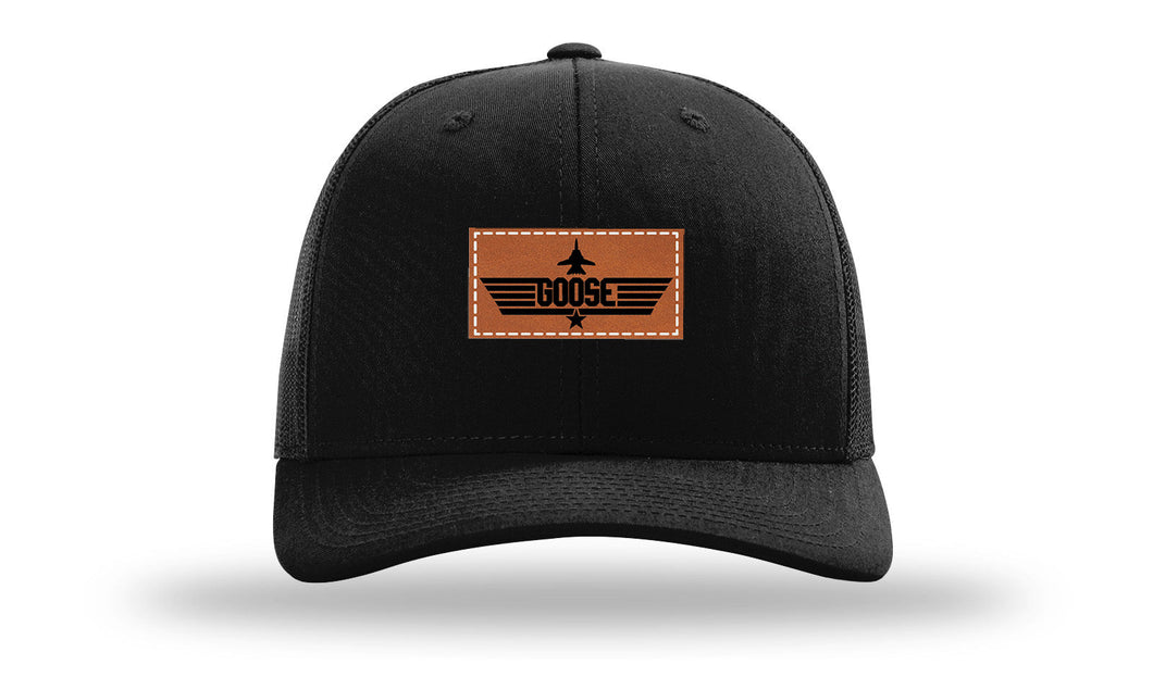Goose Leather Patch Richardson 112 Hat