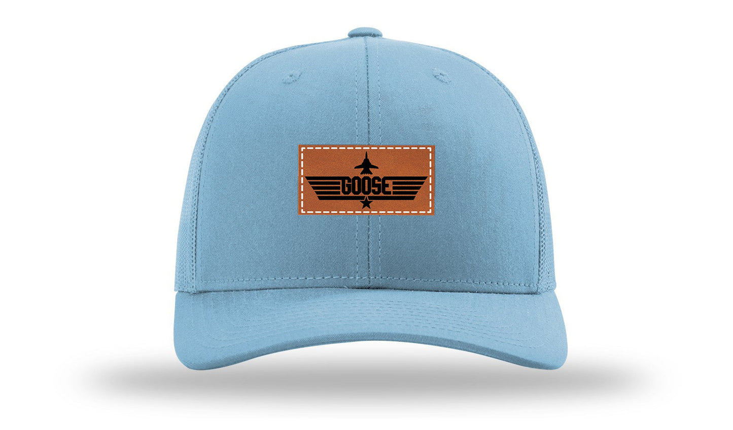 Goose Leather Patch Richardson 112 Hat