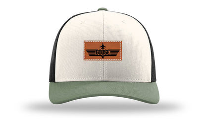 Goose Leather Patch Richardson 112 Hat