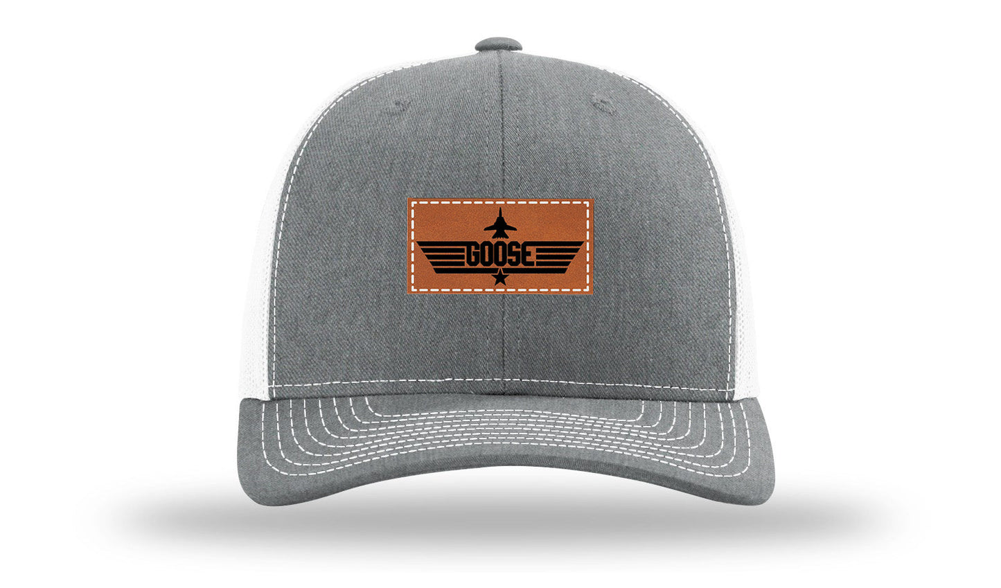 Goose Leather Patch Richardson 112 Hat