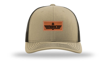 Goose Leather Patch Richardson 112 Hat