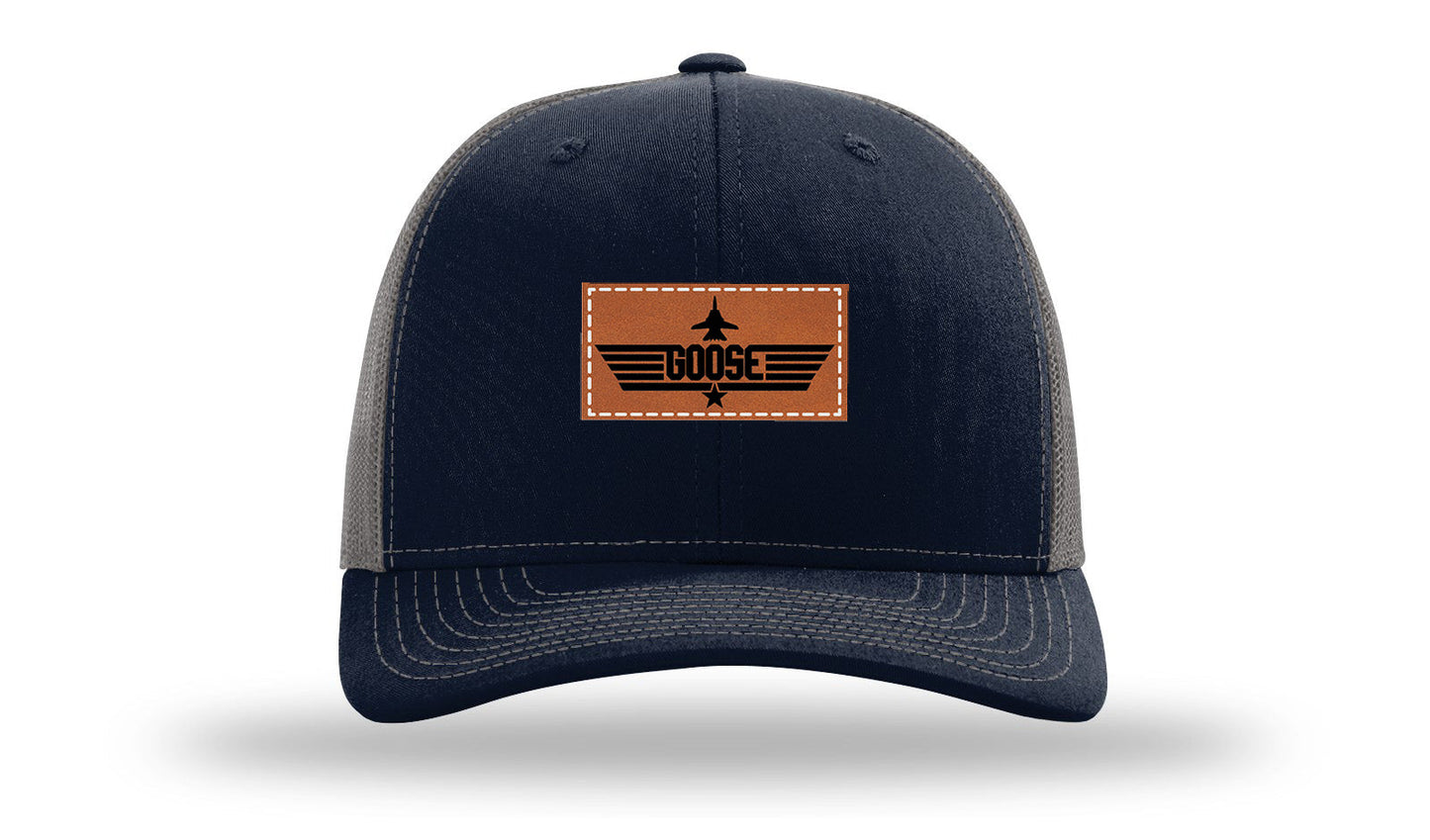 Goose Leather Patch Richardson 112 Hat