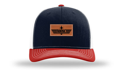 Goose Leather Patch Richardson 112 Hat