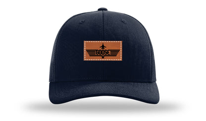 Goose Leather Patch Richardson 112 Hat