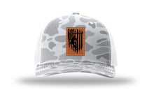Load image into Gallery viewer, Lineman Leather Patch Richardson 112 Duck Camo Hat
