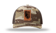 Load image into Gallery viewer, Lineman Leather Patch Richardson 112 Duck Camo Hat
