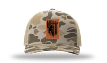 Load image into Gallery viewer, Lineman Leather Patch Richardson 112 Duck Camo Hat

