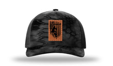 Load image into Gallery viewer, Lineman Leather Patch Richardson 112 Duck Camo Hat
