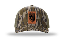 Load image into Gallery viewer, Lineman Leather Patch Richardson 112 Duck Camo Hat
