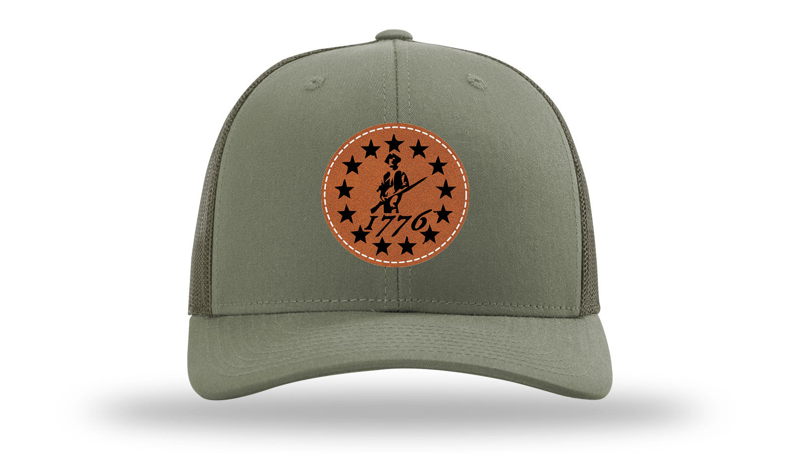 1776  Minuteman Leather Patch Richardson 112 Hat-Loden