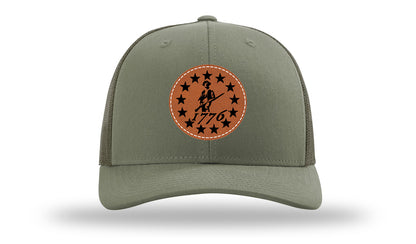 1776  Minuteman Leather Patch Richardson 112 Hat-Loden
