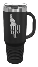 Load image into Gallery viewer, Idaho Punisher Flag 40oz Handle Mug Laser Engraved
