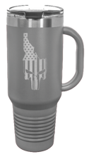 Load image into Gallery viewer, Idaho Punisher Flag 40oz Handle Mug Laser Engraved
