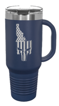 Load image into Gallery viewer, Idaho Punisher Flag 40oz Handle Mug Laser Engraved
