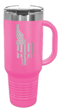 Load image into Gallery viewer, Idaho Punisher Flag 40oz Handle Mug Laser Engraved
