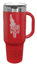 Load image into Gallery viewer, Idaho Punisher Flag 40oz Handle Mug Laser Engraved
