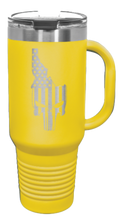 Load image into Gallery viewer, Idaho Punisher Flag 40oz Handle Mug Laser Engraved
