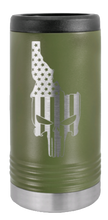 Load image into Gallery viewer, Idaho Punisher Flag Laser Engraved Slim Can Insulated Koosie
