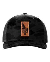 Load image into Gallery viewer, Idaho Punisher Leather Patch Richardson 112 Duck Camo Hat
