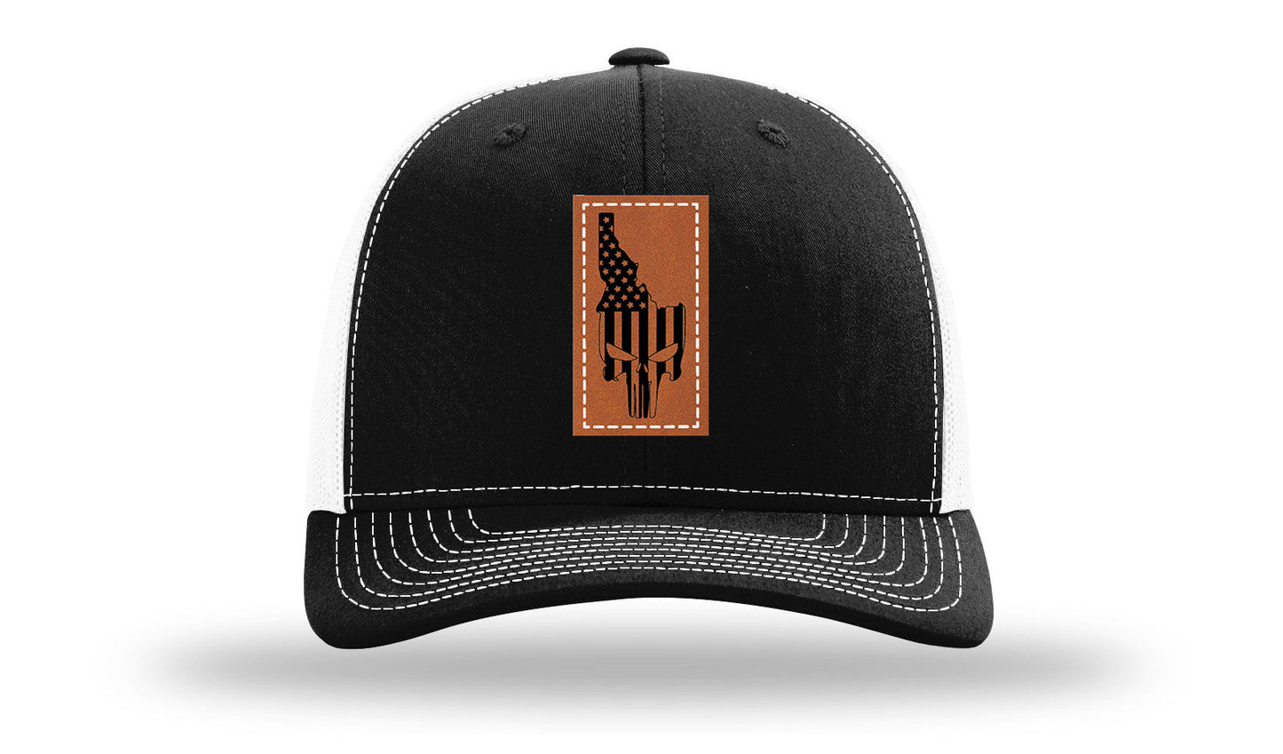 Idaho Punisher Leather Patch Richardson 112 Hat