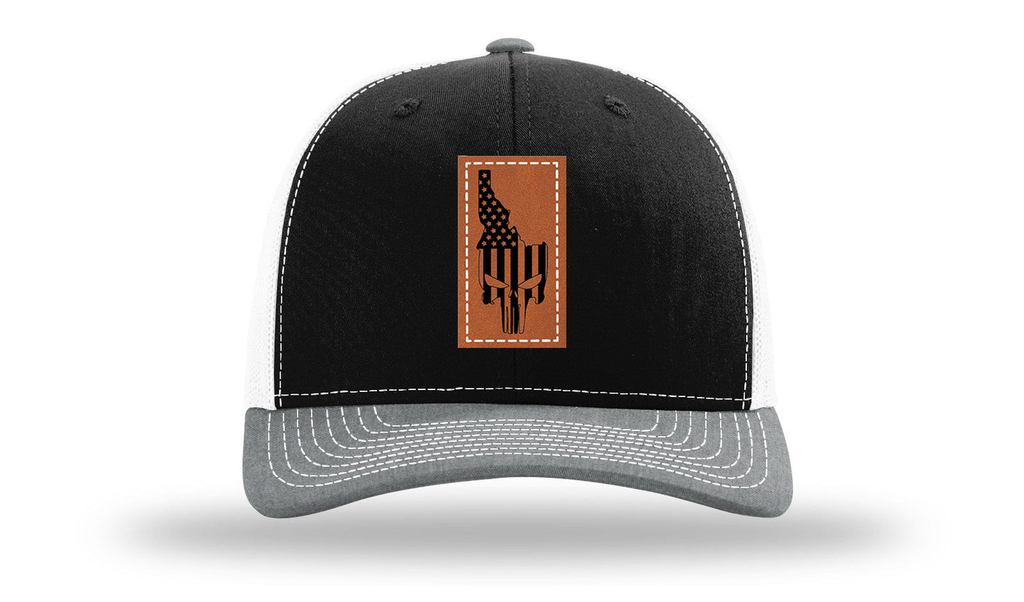 Idaho Punisher Leather Patch Richardson 112 Hat