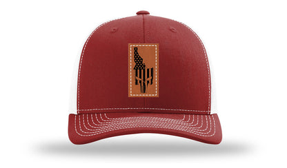 Idaho Punisher Leather Patch Richardson 112 Hat