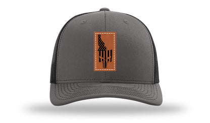 Idaho Punisher Leather Patch Richardson 112 Hat