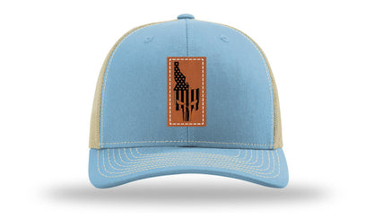 Idaho Punisher Leather Patch Richardson 112 Hat