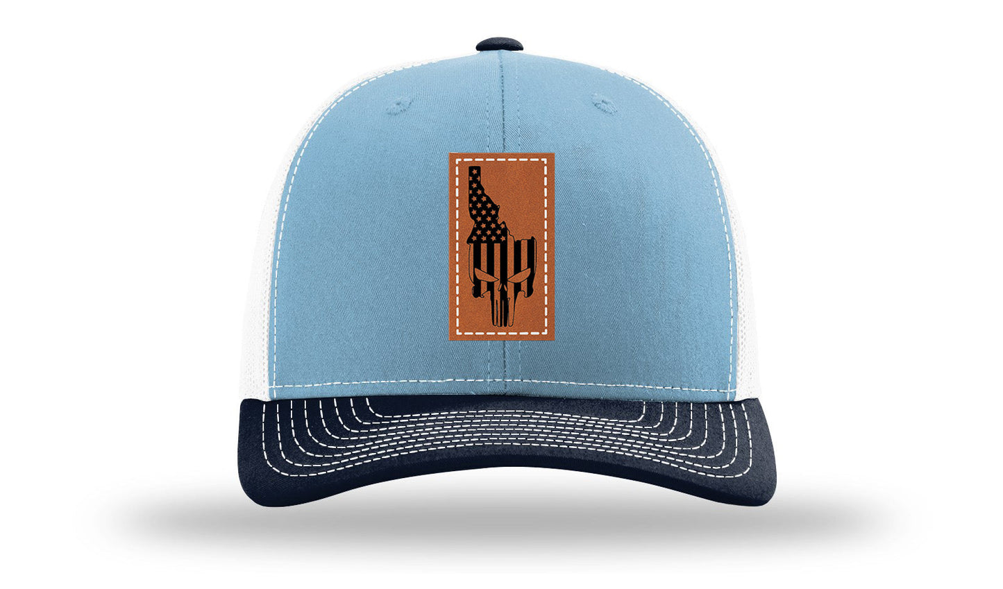 Idaho Punisher Leather Patch Richardson 112 Hat