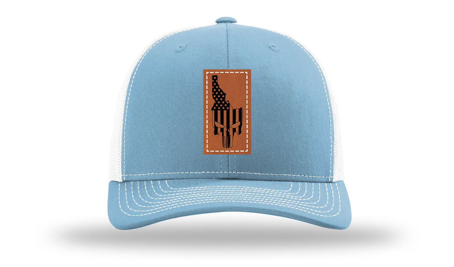 Idaho Punisher Leather Patch Richardson 112 Hat