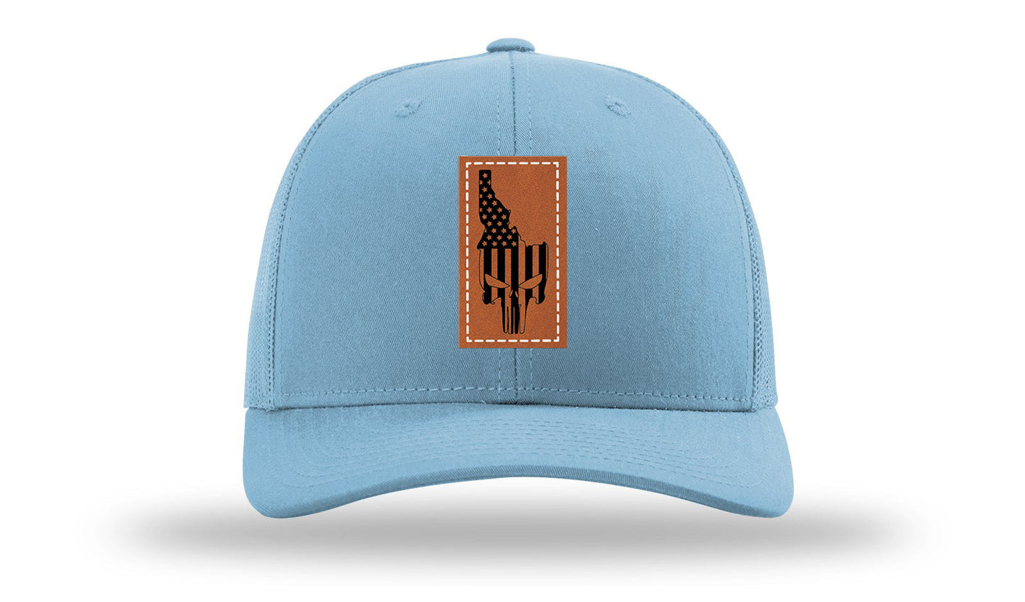 Idaho Punisher Leather Patch Richardson 112 Hat
