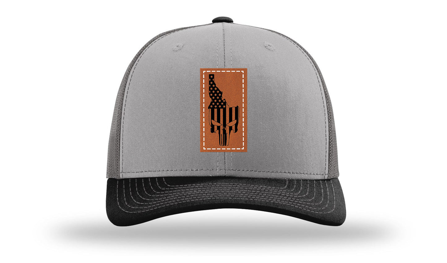 Idaho Punisher Leather Patch Richardson 112 Hat