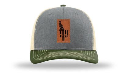 Idaho Punisher Leather Patch Richardson 112 Hat
