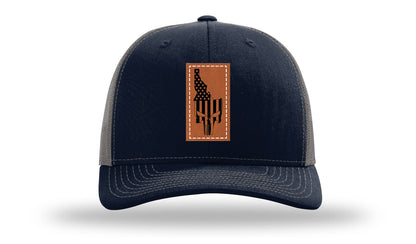 Idaho Punisher Leather Patch Richardson 112 Hat