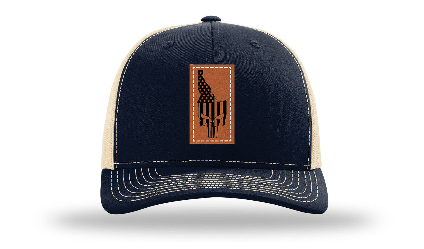 Idaho Punisher Leather Patch Richardson 112 Hat