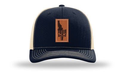 Idaho Punisher Leather Patch Richardson 112 Hat