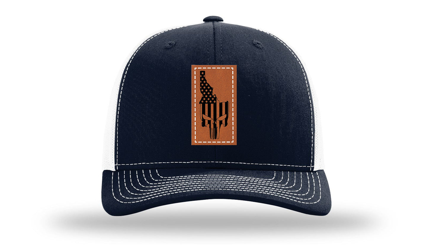 Idaho Punisher Leather Patch Richardson 112 Hat