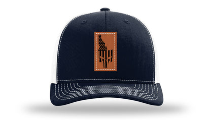 Idaho Punisher Leather Patch Richardson 112 Hat