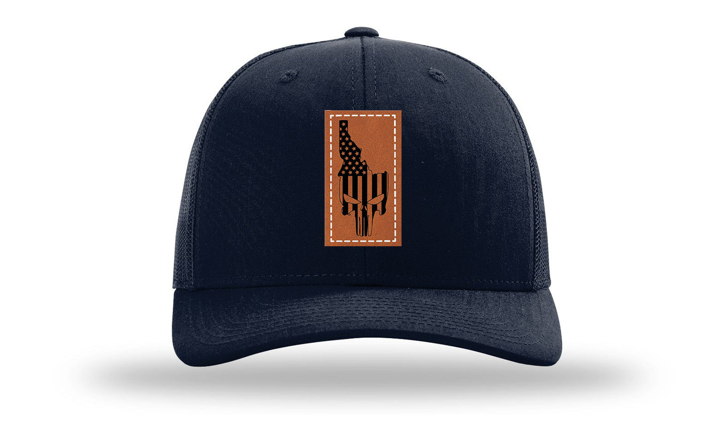 Idaho Punisher Leather Patch Richardson 112 Hat