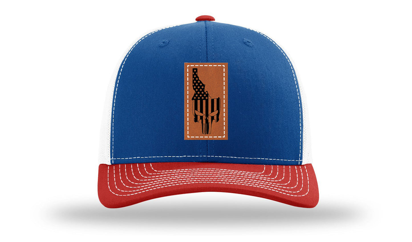 Idaho Punisher Leather Patch Richardson 112 Hat