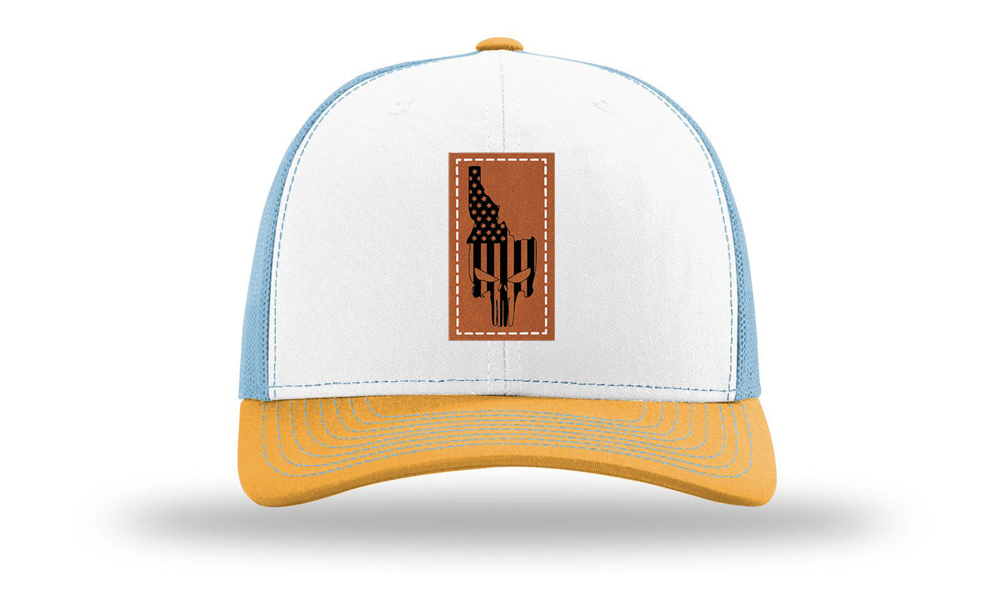 Idaho Punisher Leather Patch Richardson 112 Hat