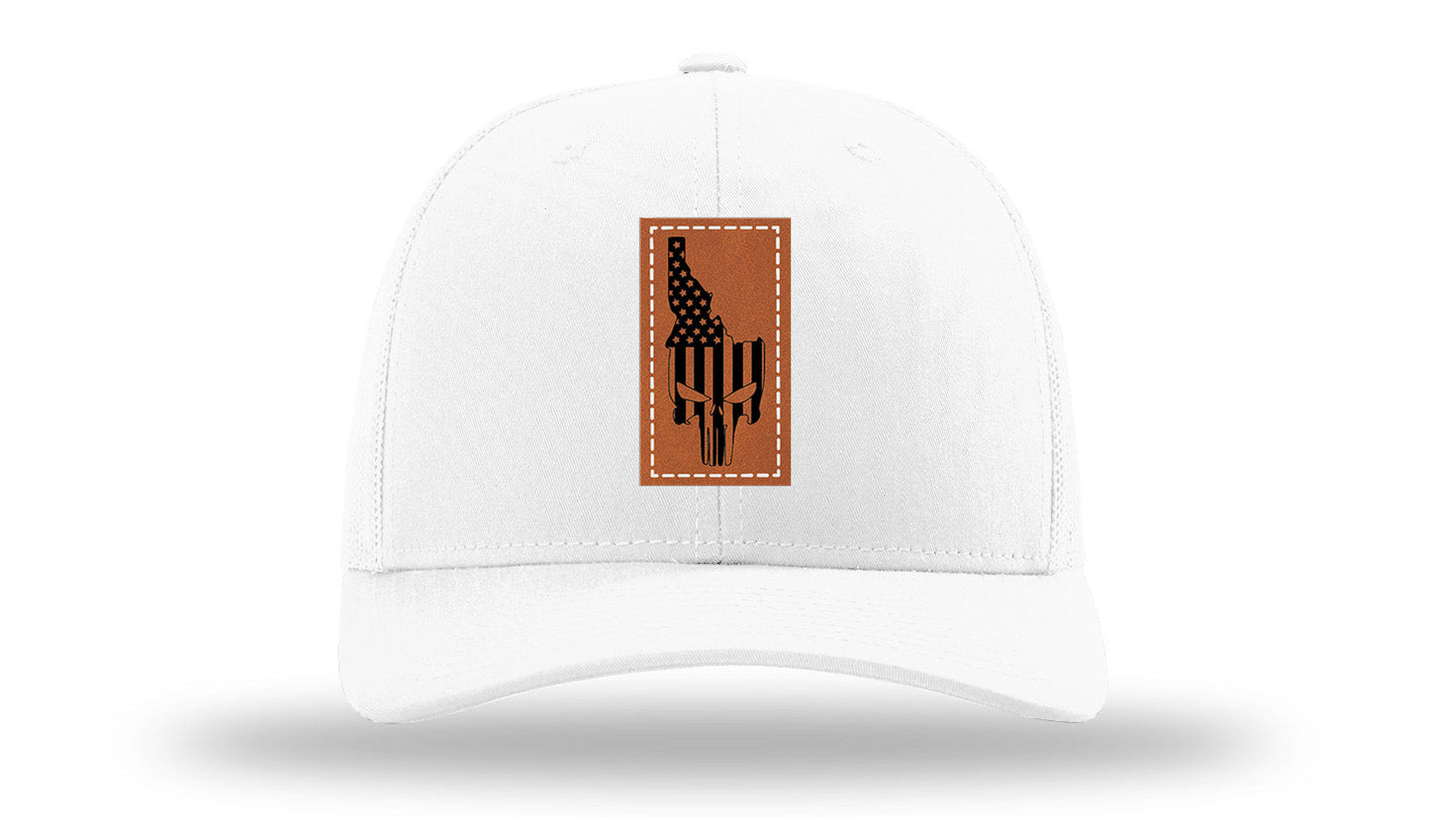 Idaho Punisher Leather Patch Richardson 112 Hat