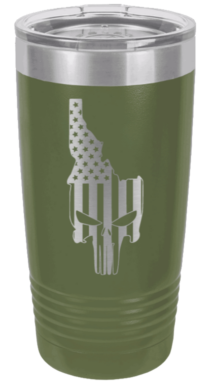 Idaho Punisher Flag - 20oz Tumbler