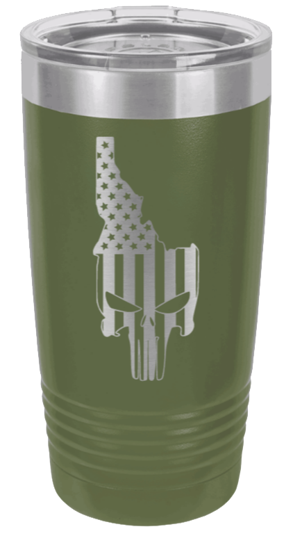Idaho Punisher Flag - 20oz Tumbler